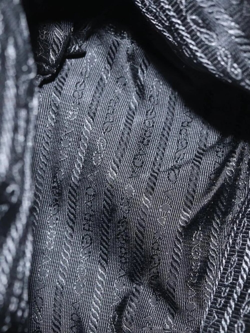 PRADA Backpack Nylon Green Silver Auth ki6395 - Picture 11 of 15